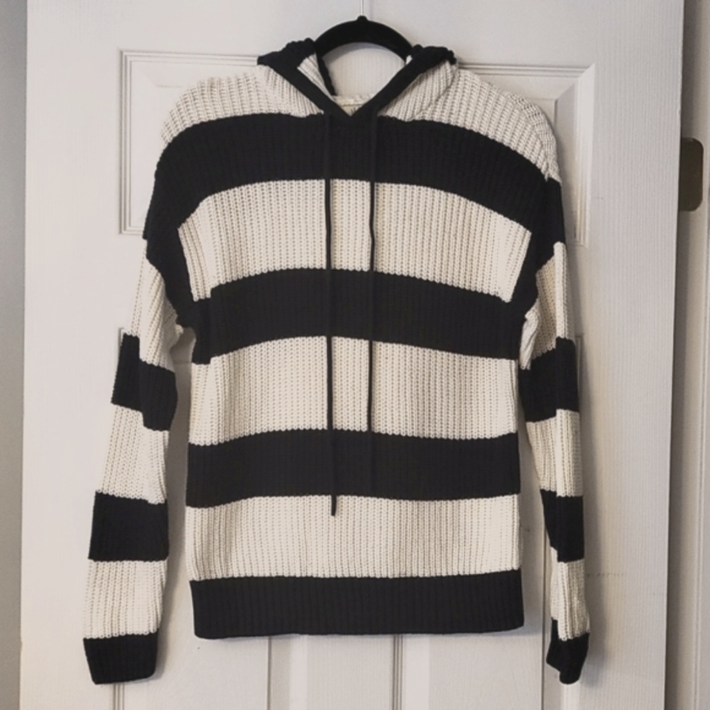 Striped Hooded Sweater